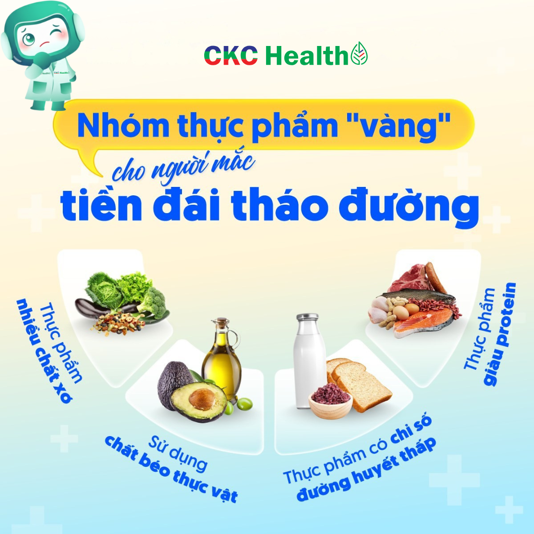 NHÓM THỰC PHẨM “VÀNG” CHO NGƯỜI MẮC TIỀN ĐÁI THÁO ĐƯỜNG